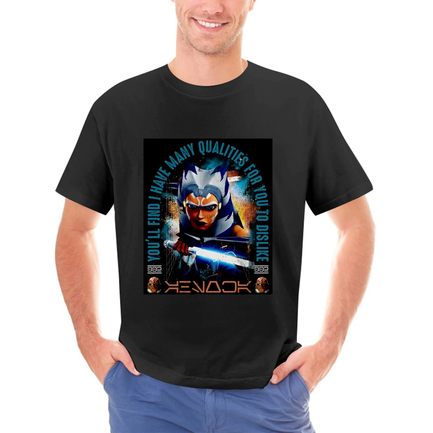 Ahsoka Tano Vintage styled Tee   Unisex Jersey Short Sleeve Tee