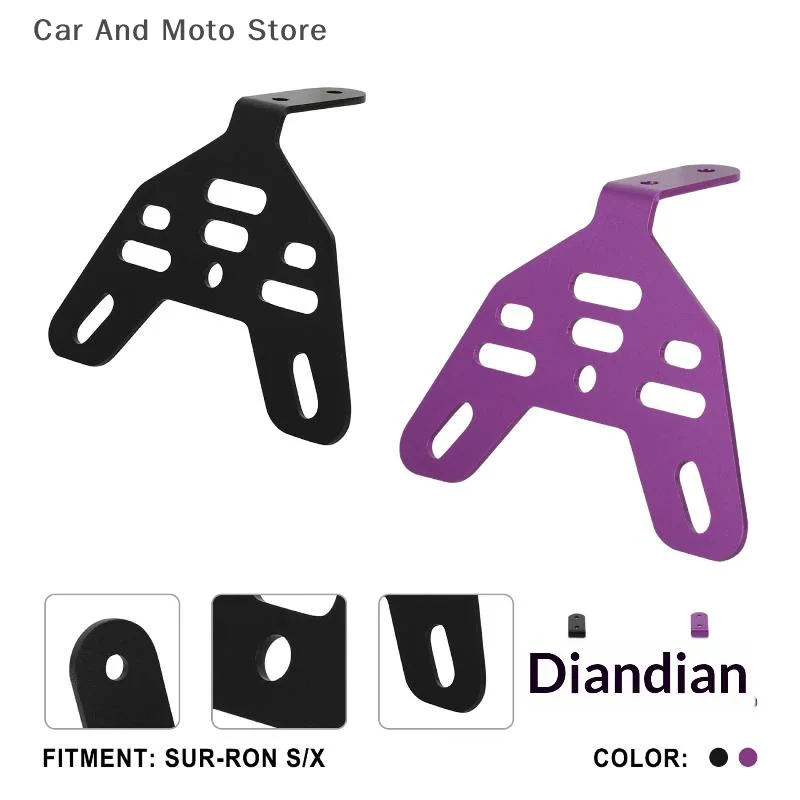 【CMO】دراجة نارية الخلفية الذيل دعامة إضاءة حامل لوحة ترخيص أصحاب الألومنيوم الإطار الكهربائية E-الدراجة الترابية الدراجات الضوء الخلفي قوس #1