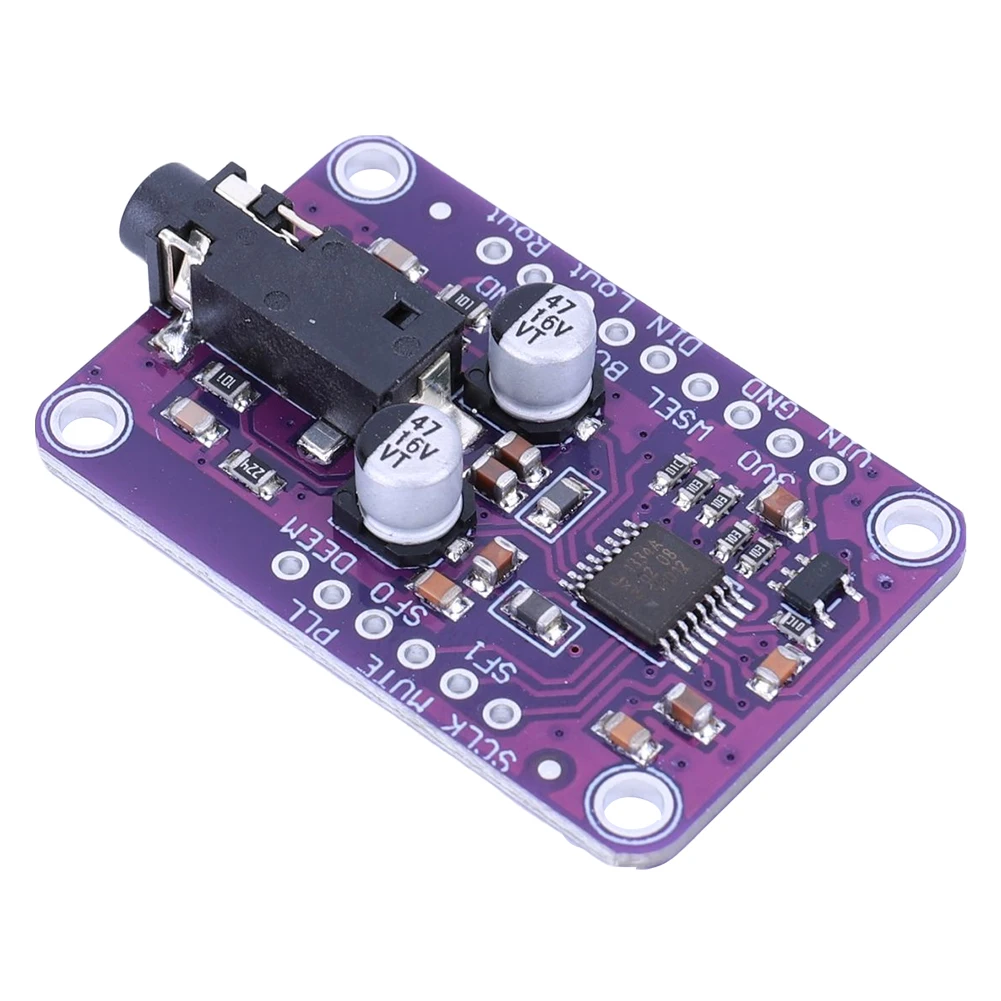 CJMCU-1334 DAC โมดูล I2S UDA1334A DAC สเตอริโอถอดรหัสโมดูลบอร์ด DAC ถอดรหัสสําหรับ Arduino Electreonic Component