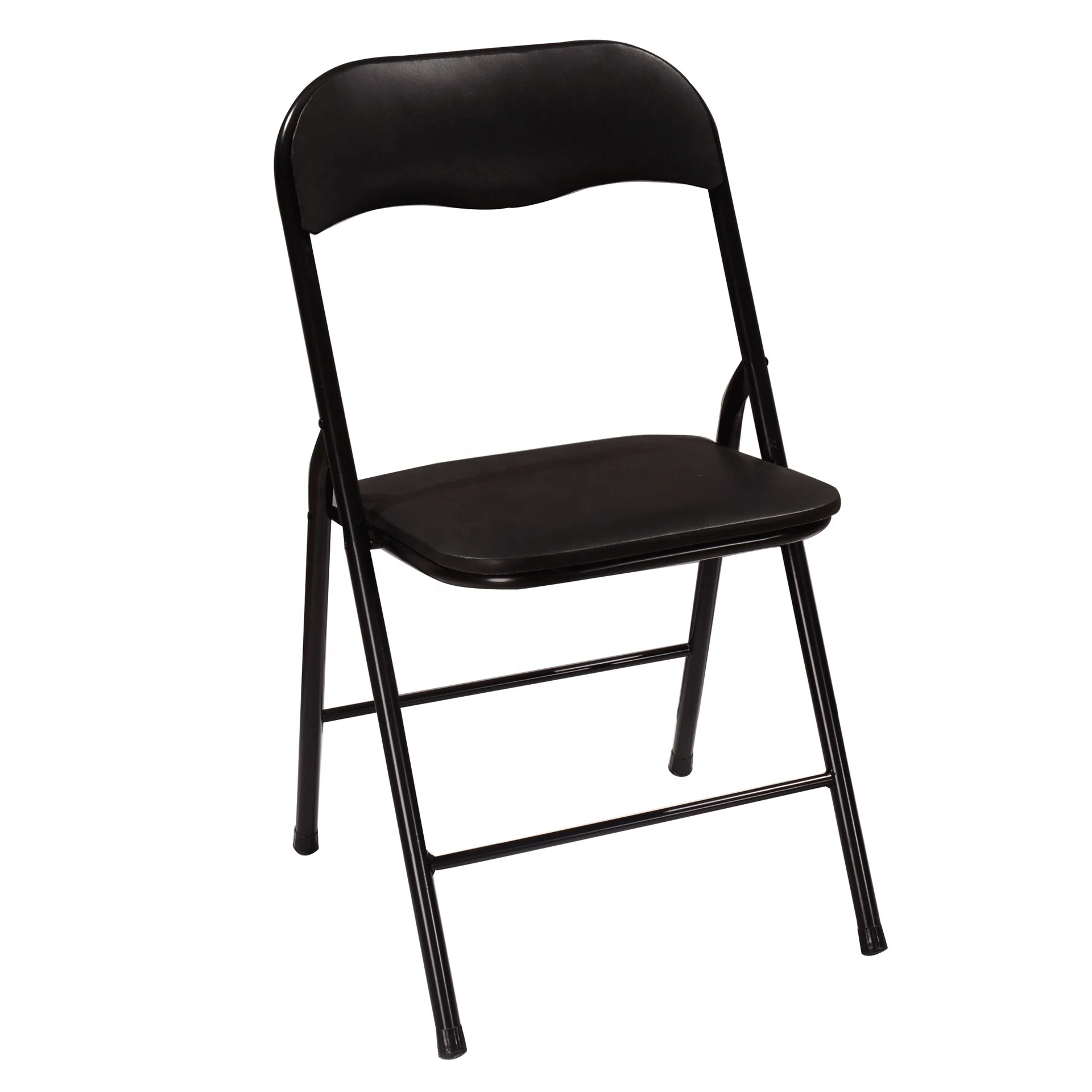 

Hot Selling Best Price Plastic Black Metal Leather Metal Chair Folding for Restaurant & Weeding