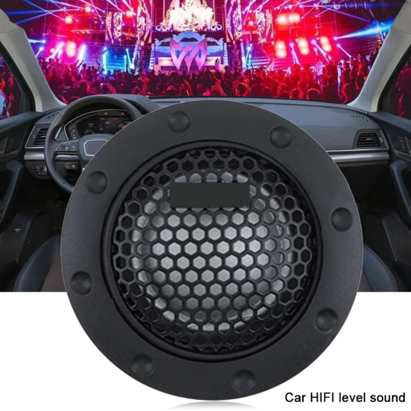 2Pcs 1180W Dome Car Tweeter Speakers Mini Treble Loudspeaker Car Audios Speakers F19A