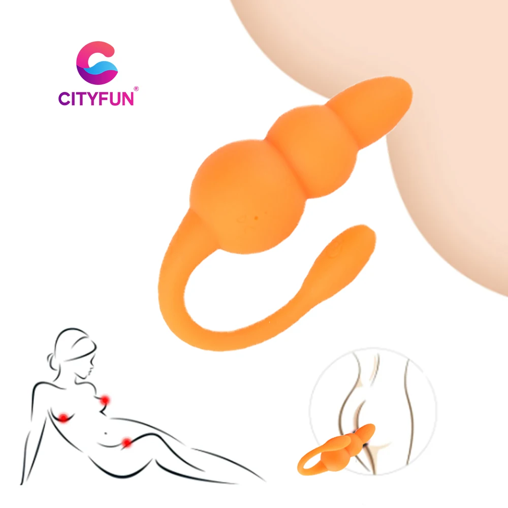 

CITYFUN Mini Anal Butt Plug Liquid Silicone G-Spot Stimulation Vaginal Orgasm Sex Toys For Women Couples Gay Prostate Massager