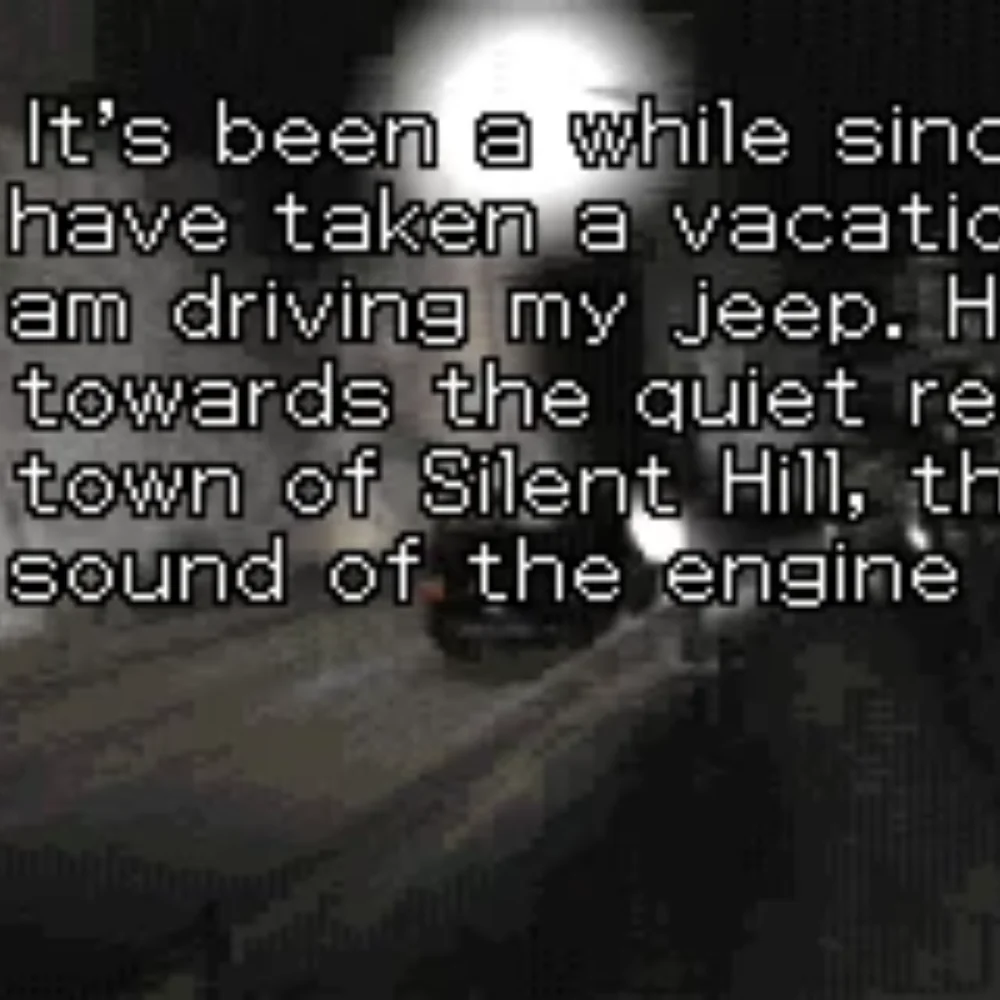 32bit game card : Play Novel - Silent Hill ( Japan Version!! )