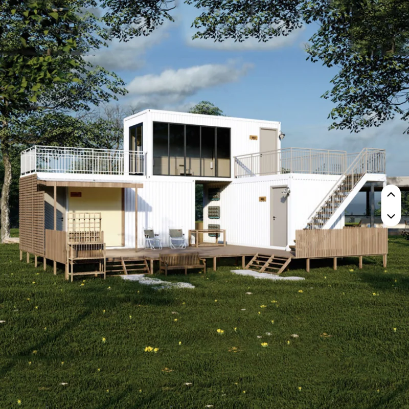 2026 OEM المعيشة المحمول المحمولة الجاهزة منزل صغير وحدات توسيع للطي فيلا المقصورة الجاهزة الحاويات ساندويتش لوحة #4