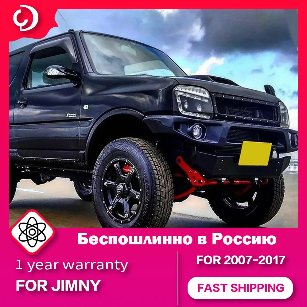 Car Styling Headlights for Suzuki Jimny 2007-2017 LED Head Lamp DRL Running Turn Signal Led Projector Lens Auto Accessories