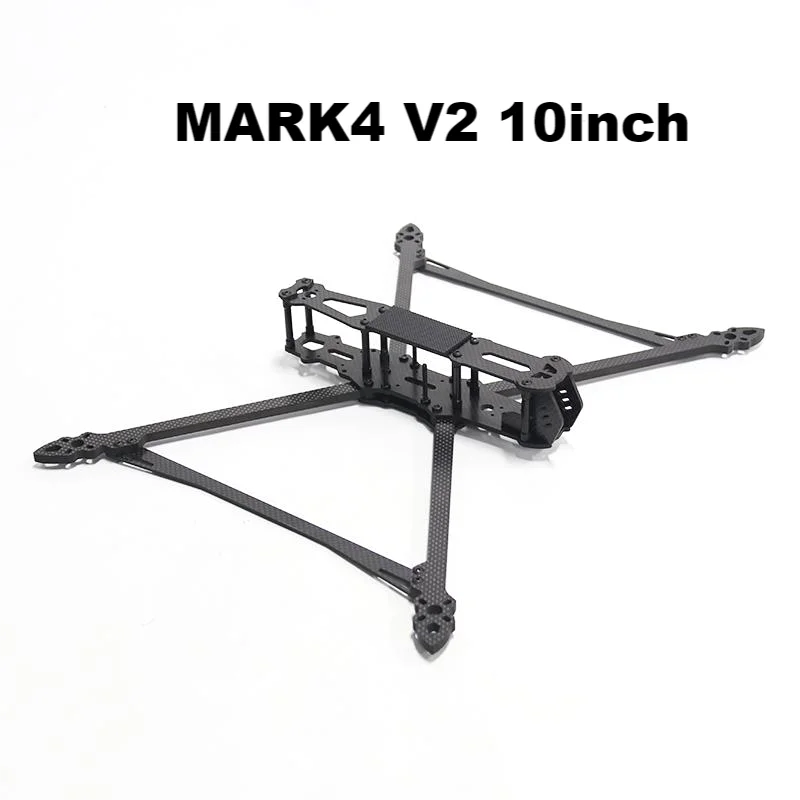 RC MARK4 V2 8/9/10 pulgadas F745 V2 Control de vuelo 45/60A 4INI ESC rack drone FPV fibra de carbono PV Racing Drone Quadcopter estilo libre