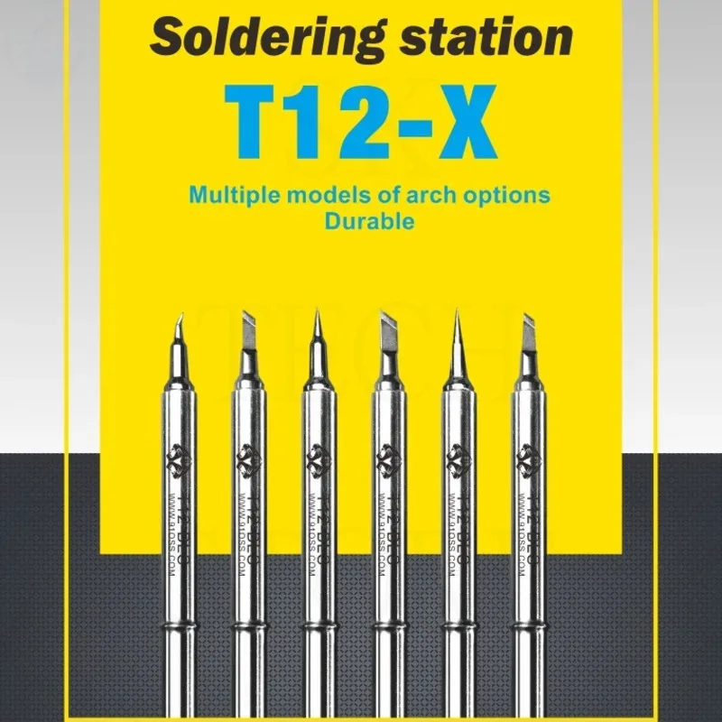 OSS T12-X Solder Station 72W Digital Display Constant Temperature With T12 Tips Auto Sleep For Mobile Phone Repair Welding Tools