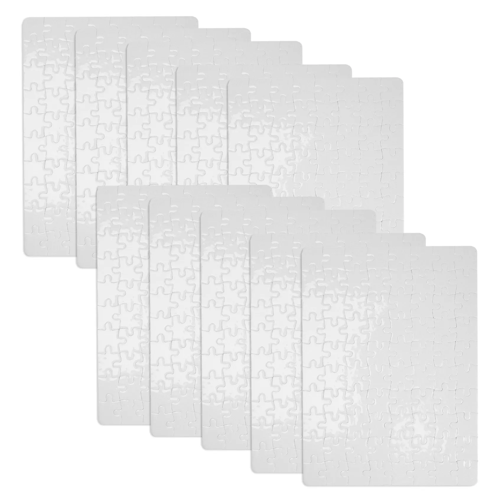 Available Sublimation Blank Puzzle 10Pcs/Lot DIY Craft A5 Jigsaw Puzzle for Sublimation Ink Transfer