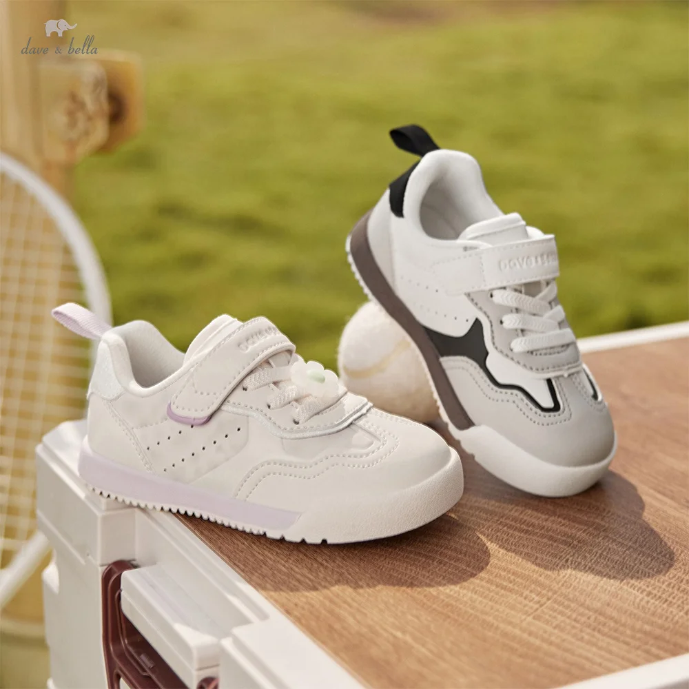 Dave Bella Board Shoes For Children Spring Autumn Girls Boys Casual Sneaker Anti Slip Comfortable Outerwear Kids Shoes DB1260543