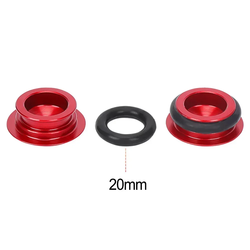 

Bike Crank Cover CNC Anodized Hollow Crank Plug Dust Cover Vibrant Colors Available For Road And Mountain Bikes