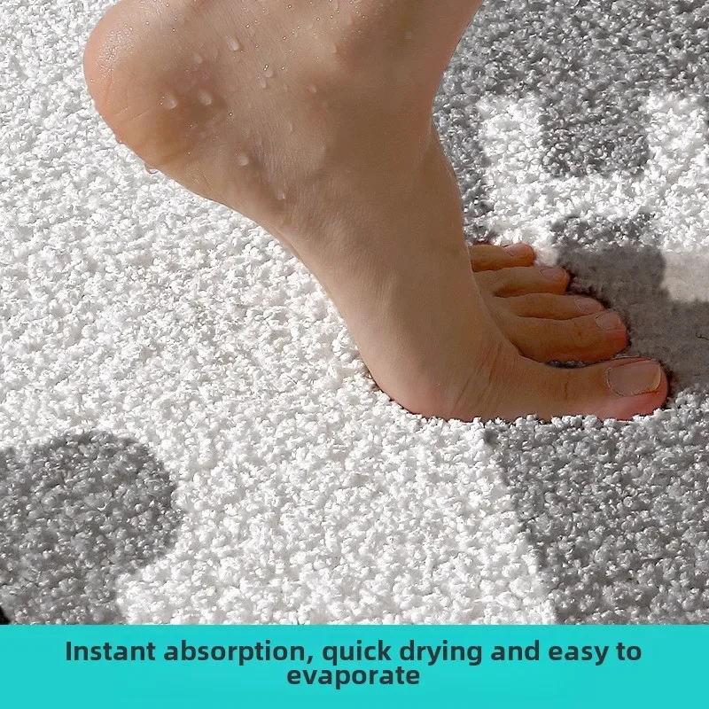 Cartoon Animal Bath Mat Rug, Plush Microfiber Thickened & Anti-Slip Bathroom Carpet, Super Absorbent Quick-Drying, Soft Non-Slip