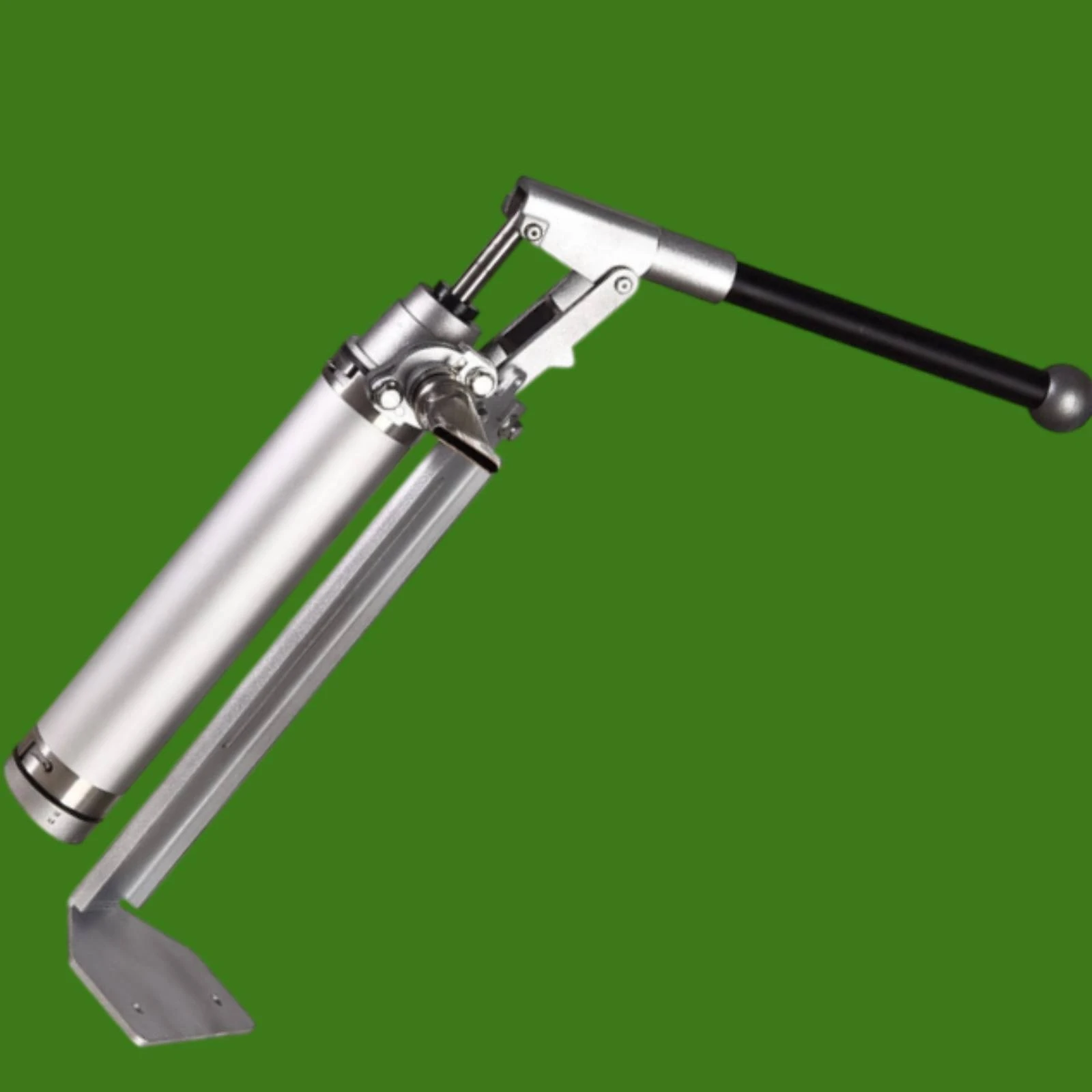 Freestanding Lever-action Dispensing Pump with Long Handle Stainless Steel Dispenser for Utility Rooms and Garages