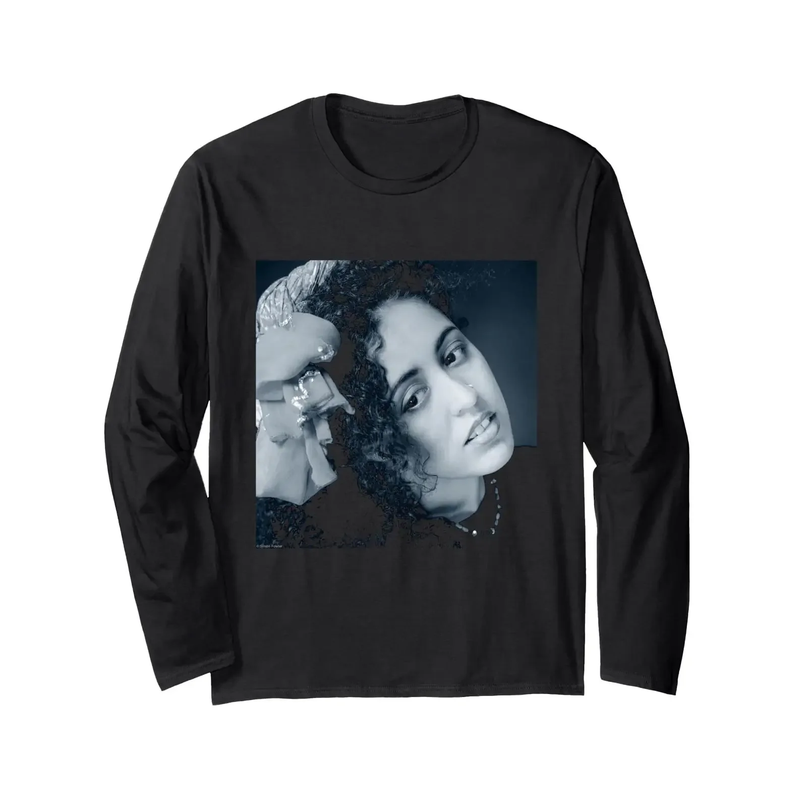 Polystyrene Singer by X Ray Spex Punk Band Simon Fowler Long Sleeve T Shirt vintage Washed fashion Slightly designer clothes
