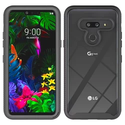 Hybrid TPU/PC Sky Case For LG G8 ThinQ Fundas Capa Two Layer Structure Shockproof Crystal Clear Shell Back Cover For LG G8