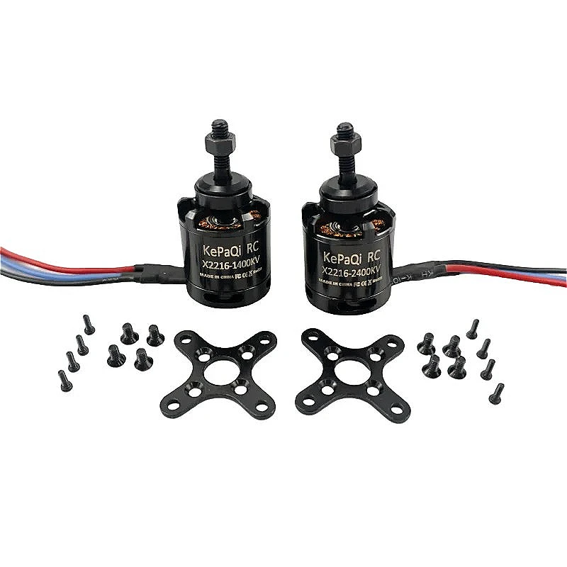 KePaQi X2216 1400KV 2400KV  High-Quality Brushless Motor for RC Model Airplanes 3D Airplane Applications