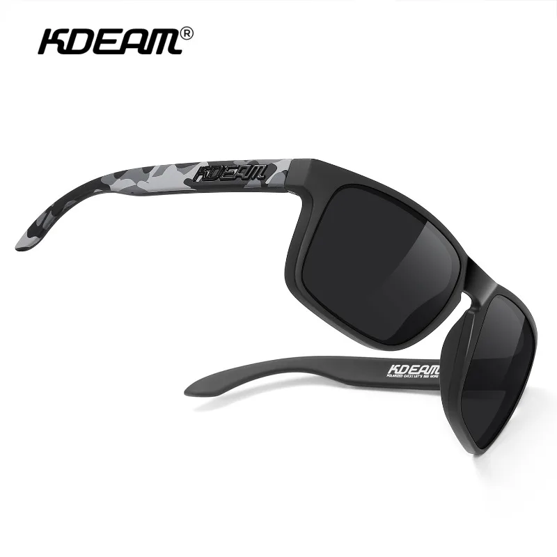 New KDEAM Large Size Men's Sunglasses Polarized Photochromic UV Protection Oversized Glasses Fashion Women Sunnies Width 156mm