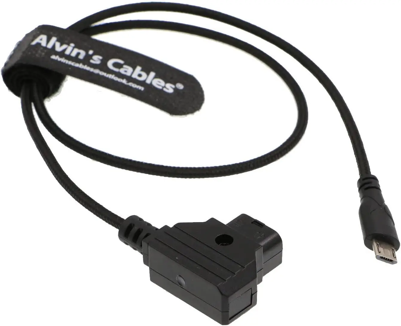 Alvin's Cables Micro USB to D Tap AlvinTap Protective DTap Motor Power Cable for Tilta Nucleus Nano