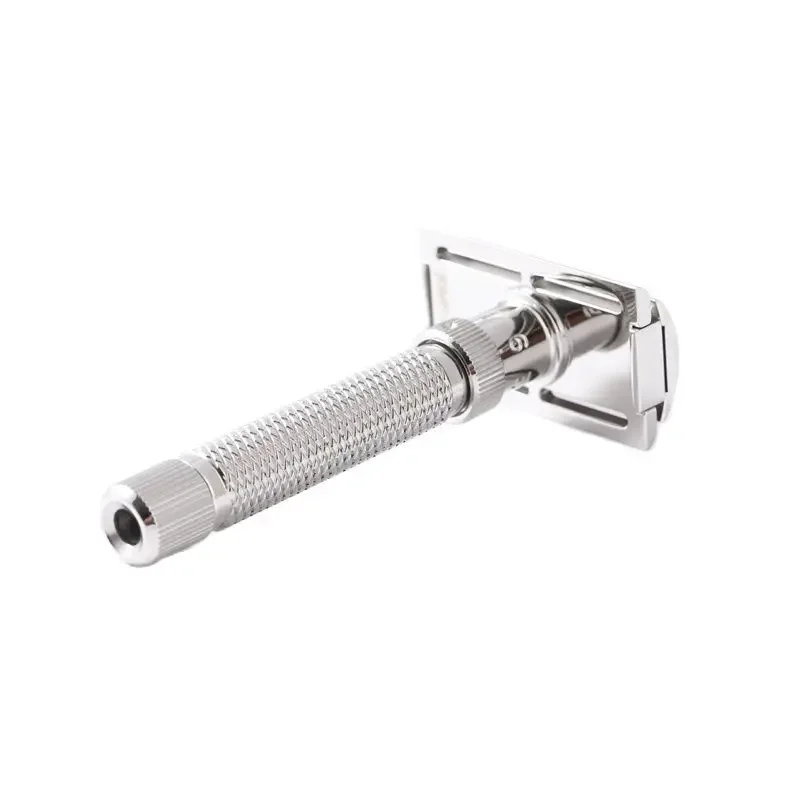 Yaqi Ultima Stainless Steel Adjustable Mens Safety Razor 77MM Handle Provides Comfortable Non-slip Grip For Mens Precise Shaving