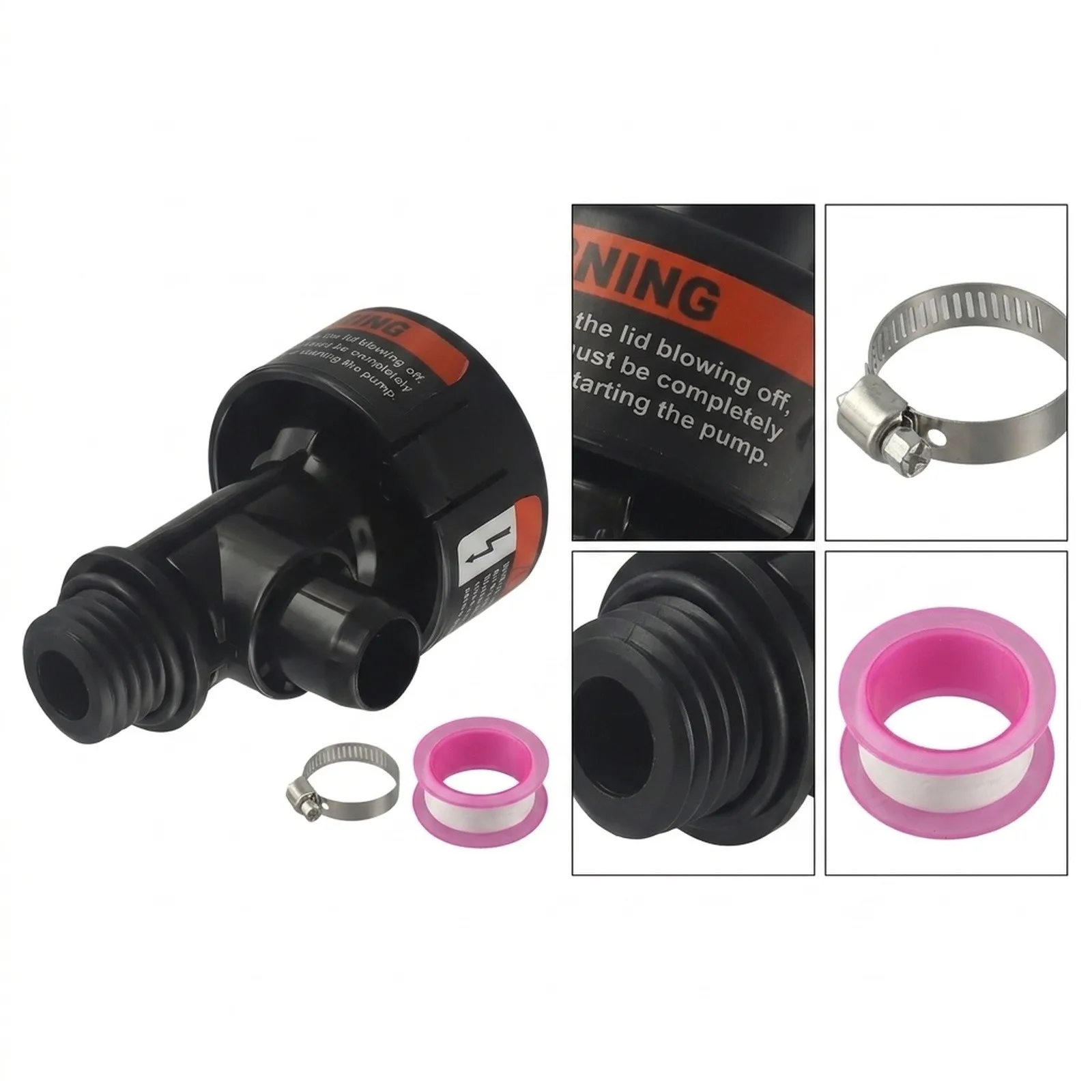 For Pentair for Clean for Clear Plus Manual Relief Valve High Flow Relief Valve Valve With Clamp With O-ring Replacement Valve