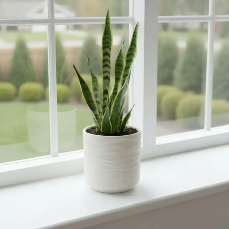 Simple Wave Shaped Faux Ceramic-look Flowerpots Are Suitable For Home Décor Orchids And Other Green Plants