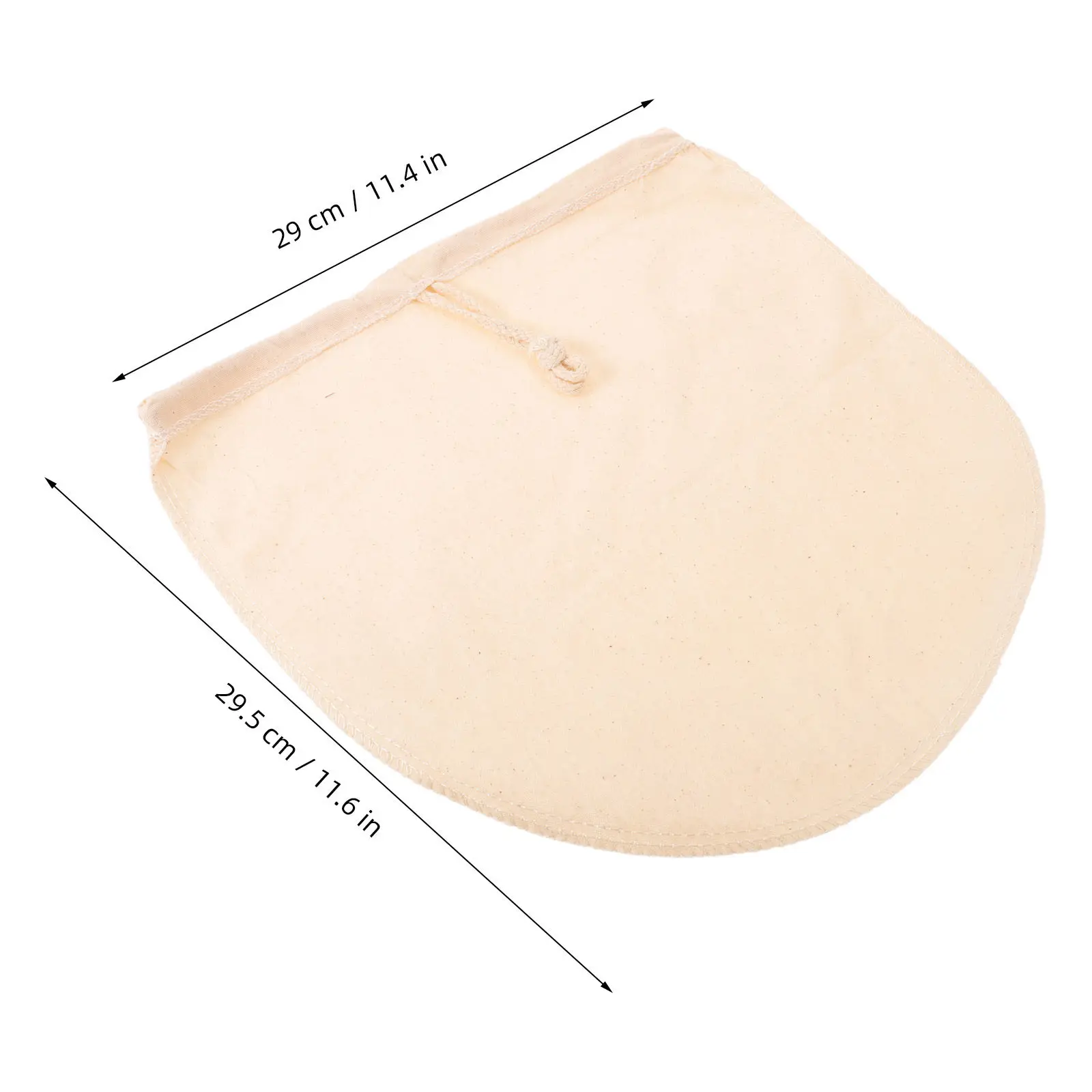 3Pcs Nut Milk Bags Unbleached Cotton Fine Mesh Reusable Strainer Bag Double Sewn Food Filter for Cold Brew Juice Cheese Yogurt