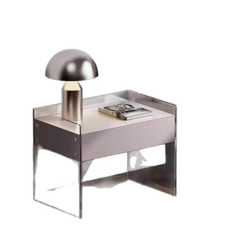 

Italian minimalist bedside table modern minimalist suspended bedroom storage