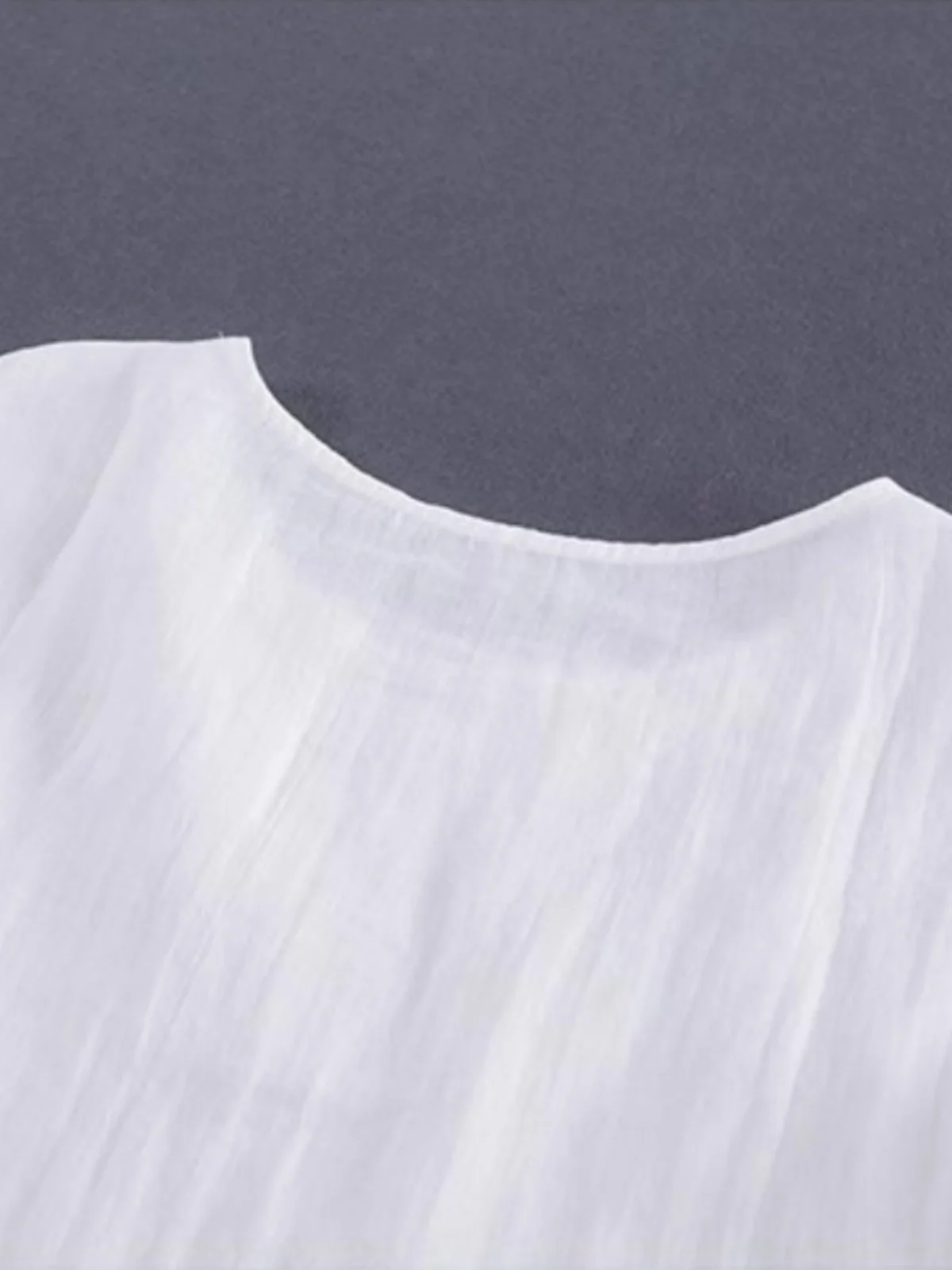 سترة صيفية رفيعة بطبقات مزدوجة من القنب فضفاضة تناسب Svel من القطن والكتان مستديرة Ne الملمس طبقة أساسية علوية للسيدات