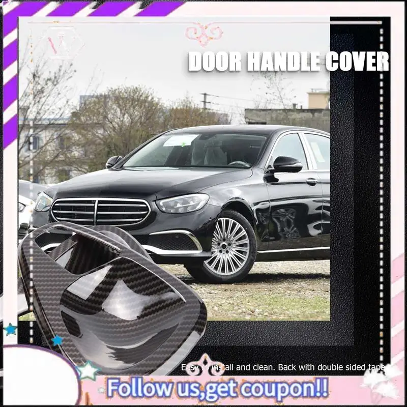 سهلة الاستخدام مقبض الباب الداخلي للسيارة إكسسوارات خارجية لأبواب السيارات ملصق الكسوة لملحقات مرسيدس بنز سمارت 451 Fortwo 2010-2014