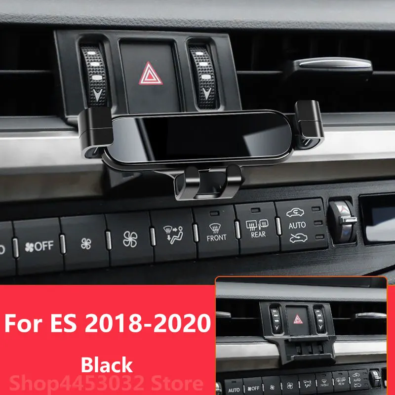 Car Mobile Phone Holder For Lexus ES 350 300 2022 2023 2021 - 2012 Mounts Bracket Stand Rotatable Support Accessories