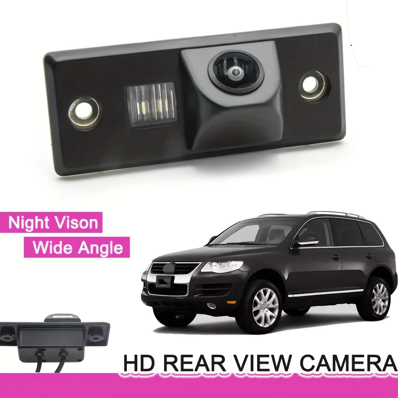 Rear View LED License Plate Lamp Parking Camera Replacement for V-W Santana Polo Tiguan Touareg Passat B4 B5 Skoda