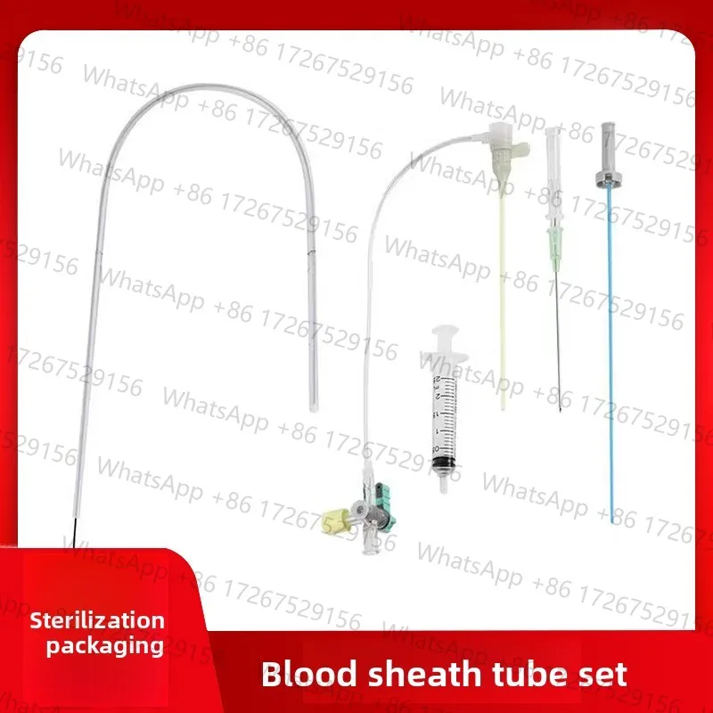 Disposable Veterinary Introducer Sheath Kit - Sterile Vascular Access Set for Pet Surgery, Lab Research & Interventional Procedu