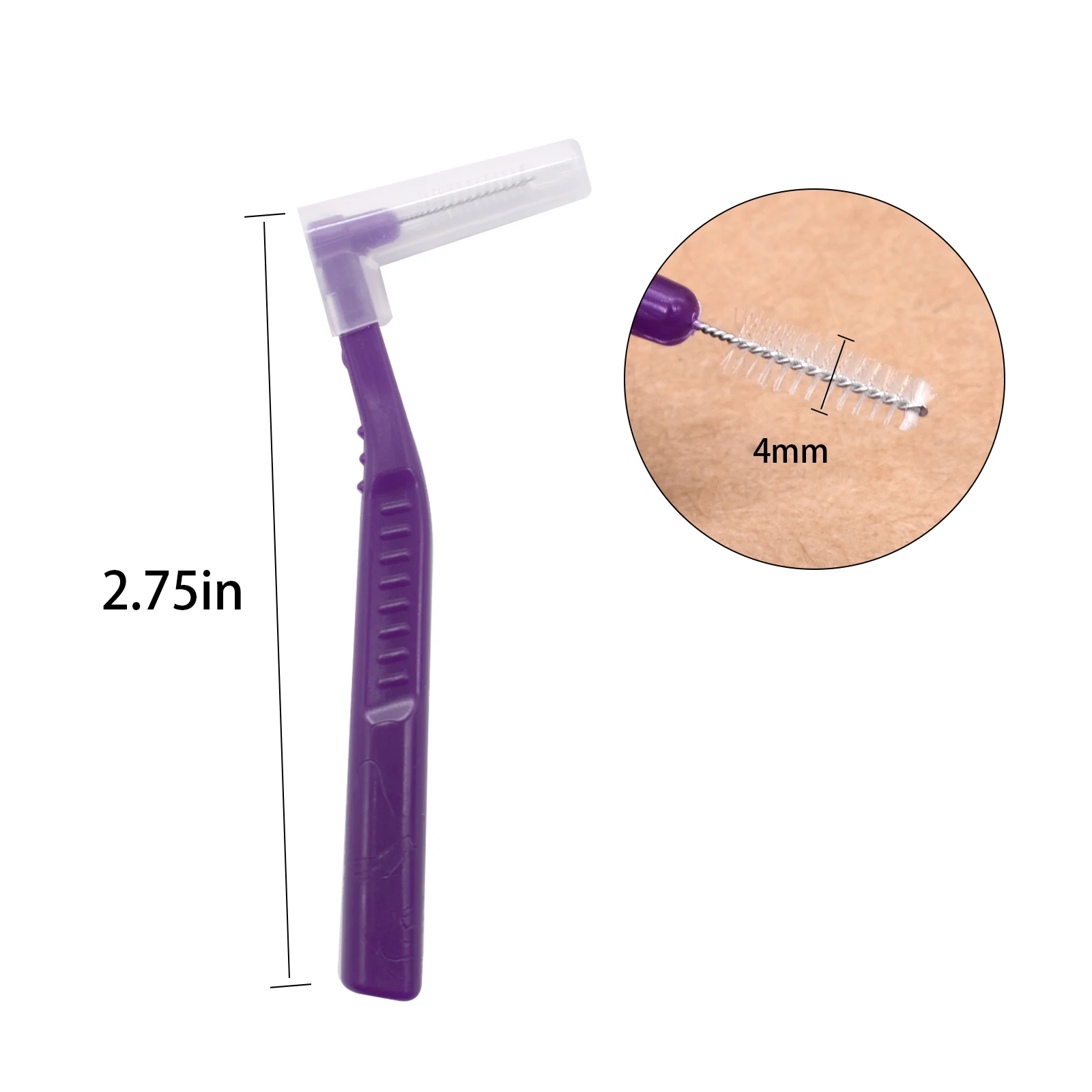 Cepillo Interdental de 5 piezas para limpieza de ortodoncia, Mini cepillo de dientes, herramientas de limpieza, cepillos suaves