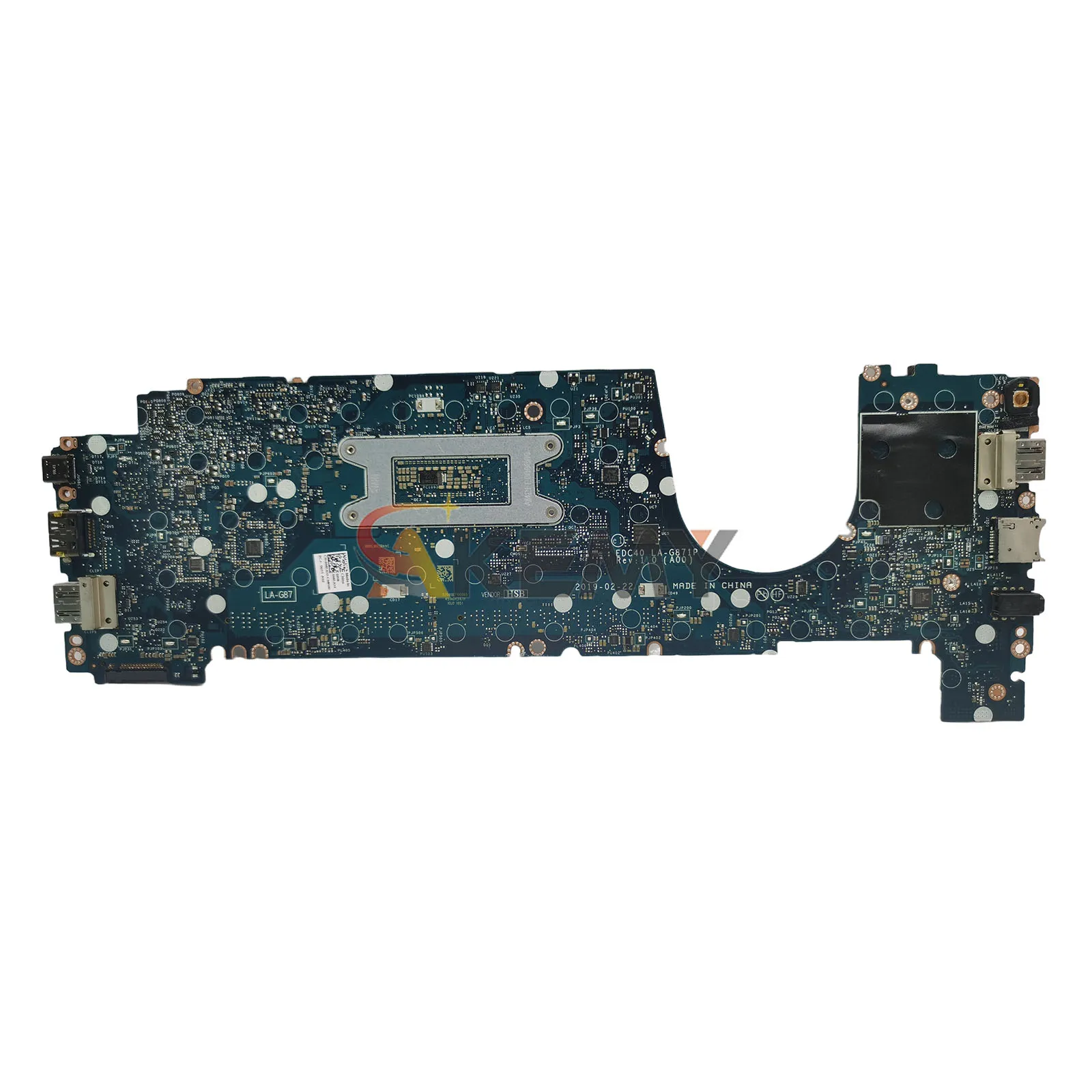 اللوحة الرئيسية LA-G871P لـ Dell Latitude 7400 مع وحدة المعالجة المركزية I5 I7 0FHPJ8 0WRHWP 0M2JD3 0WYXPY 100% تم اختبارها بالكامل