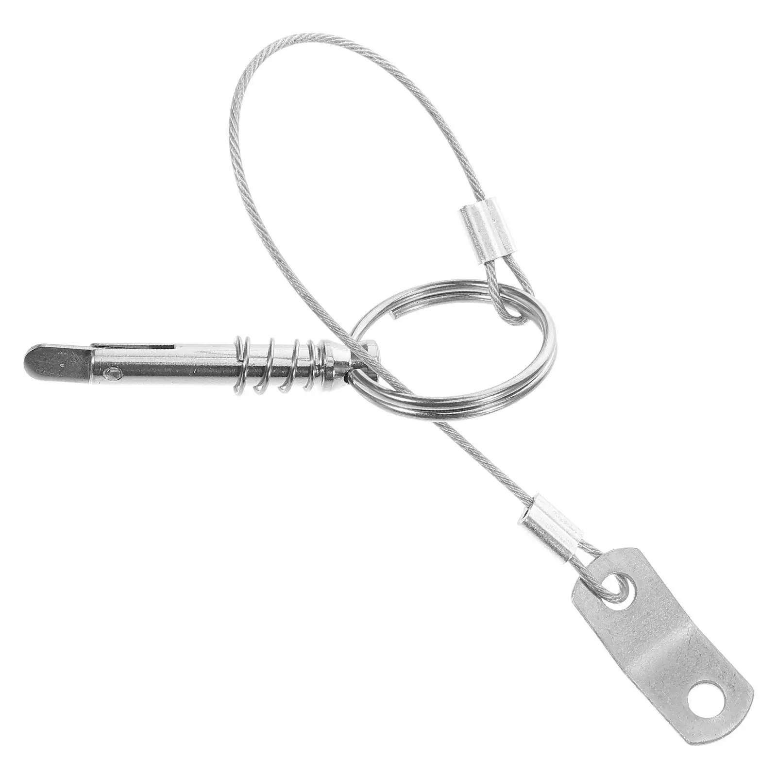 

1PC 316 Stainless Steel Marine Tongue Pin 6 3x42mm Safety Pins Quick Release Boat Trailer Jack Hitch Locking Hardware Extended