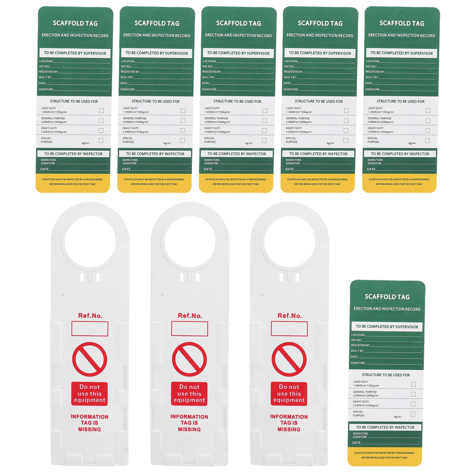 

1 set Equipment Maintenance Labels Industrial Supplies Inspection Tags Safety Records Traffic Signs Fire Extinguisher Ladder