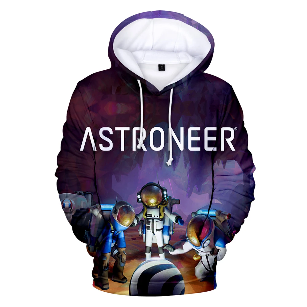 

New Astroneer Game Hoodies Women Men 3D Prints Long Sleeve Hooded Sweatshirt Fashion Streetwear Pullover Kawaii Kids Clothes