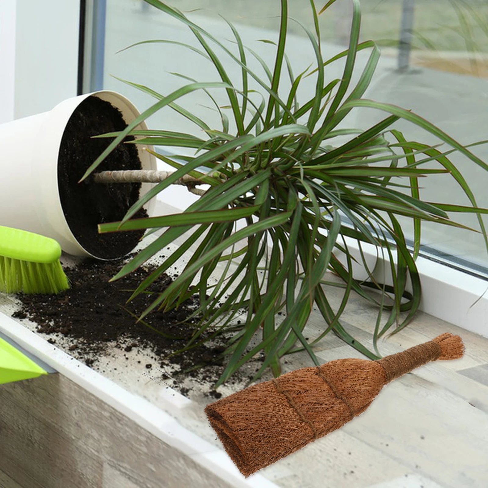 

Palm Fibre Bonsai Cleaning Brush Multi-Function Garden Tool for Efficient Scrubbing and Dust Removal Bonsai Brush