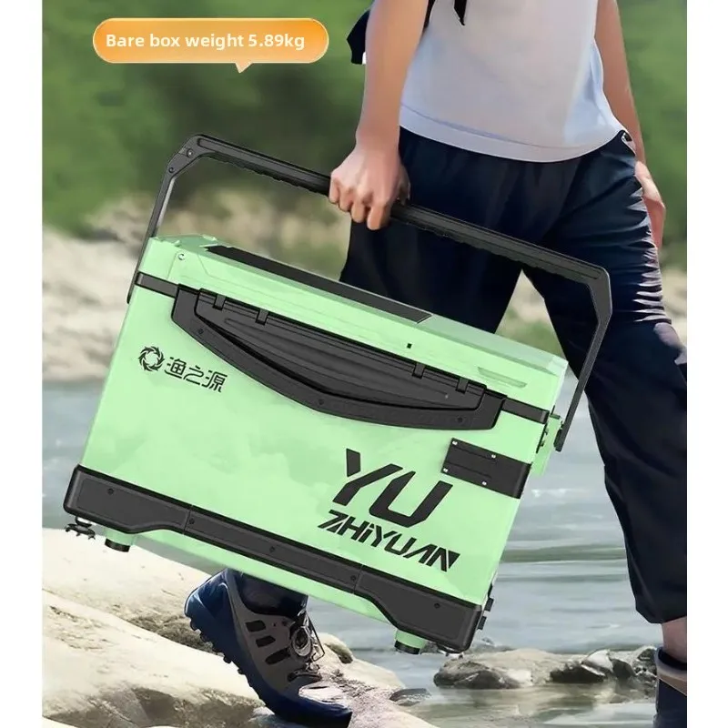 New Multifunctional Insulated Fishing Cooler Box Suitable for Outdoor Wild Fishing Fishing Tackle Storage Case
