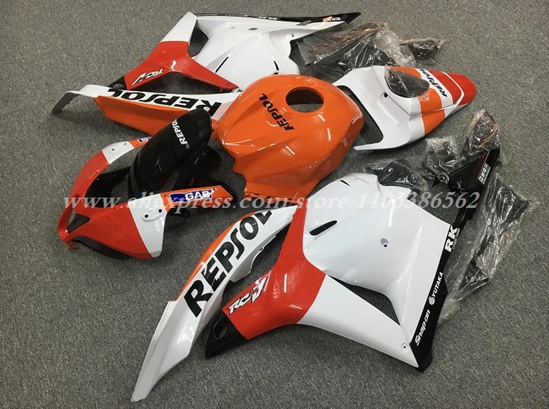 4Gifts New ABS Motorcycle Fairings Kit Fit For HONDA CBR600RR F5 2009 2010 2011 2012 09 10 11 12 Bodywork Set Custom Repsol