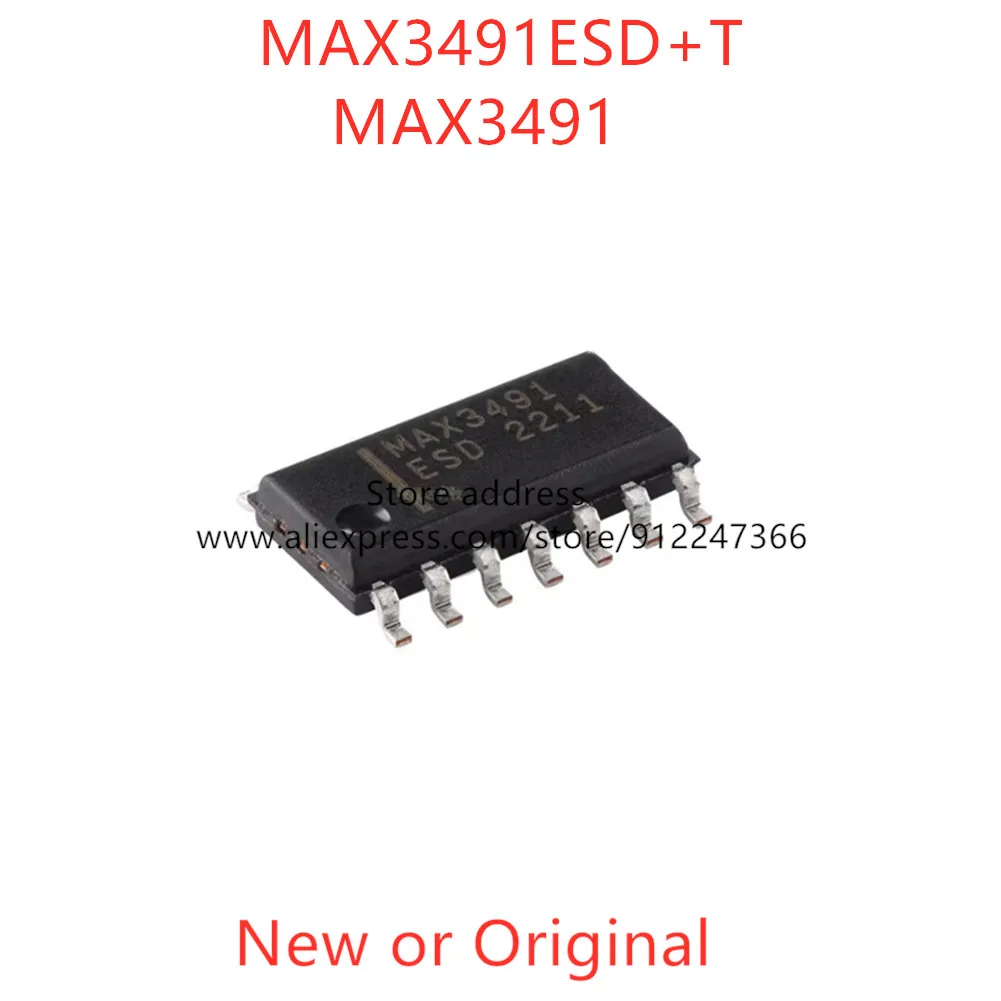 5pcs / package MAX3491 MAX3491ESD MAX3491ESD+T SOIC-14 New Or Original