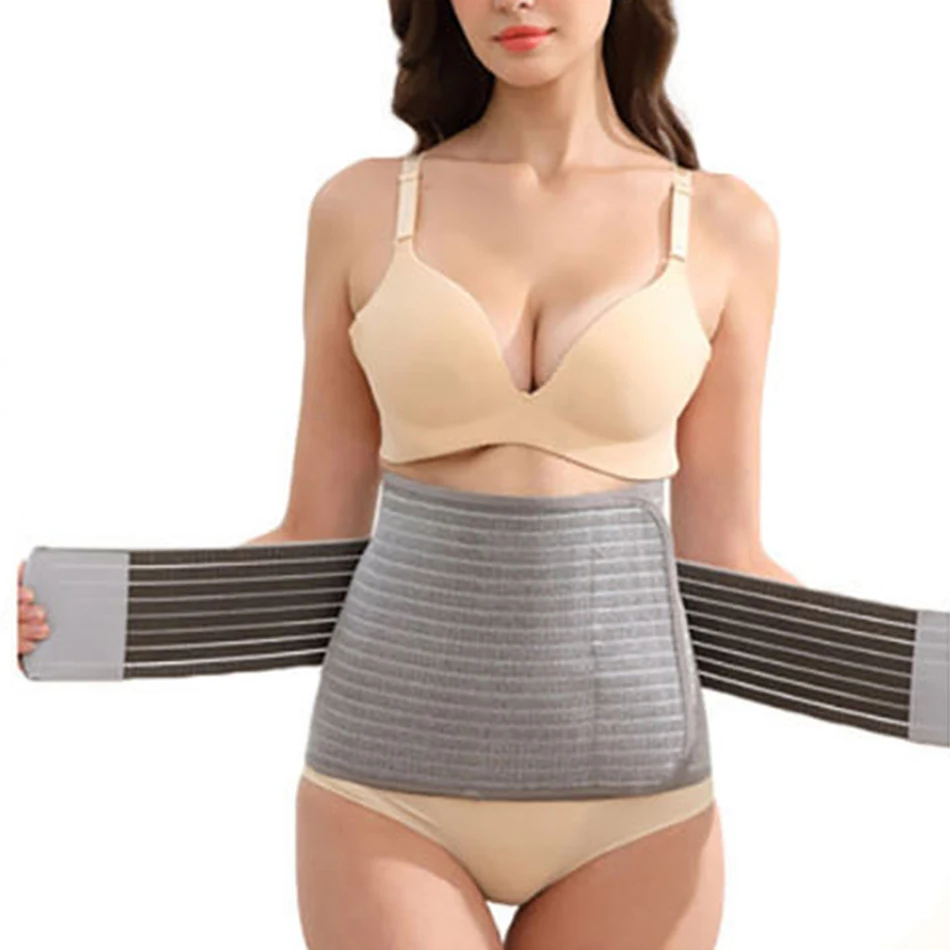 Attache abdominale en fibre de bambou pour femmes, environnement postnatal, parfaite pour la taille post-partum, offre un soutien respirant et un confort