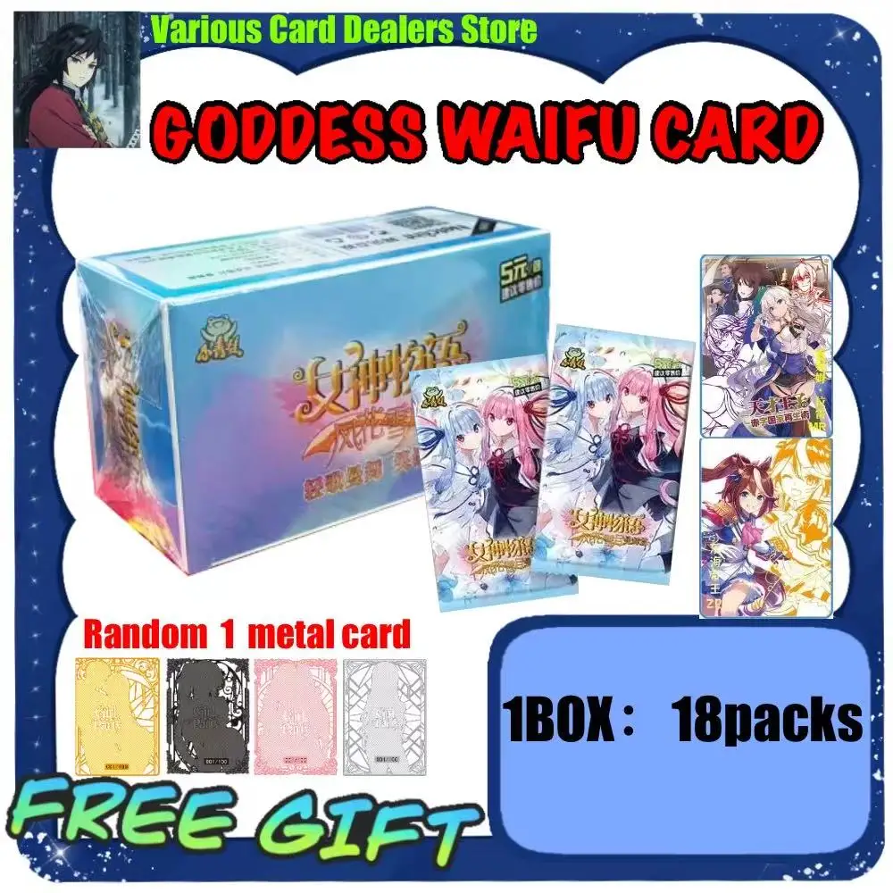 Goddesses Stories NS-5M06 Cards Anime Girl Feast Booster Box Tcg Game Card Table Toys Gift