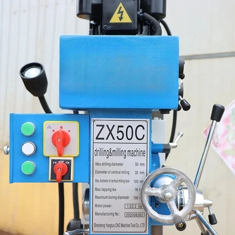 Mini metalen tafelboren freesmachines ZX50C China mini boor- en freesmachine te koop