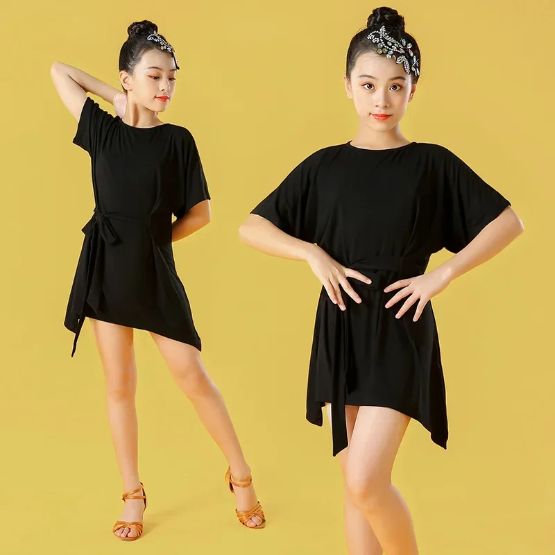 Girl Latin Dance Dress For Girls Samba Ballroom Kid Modern Dancing Dress Competition Dresses Kids Costumes Vestido Waltz