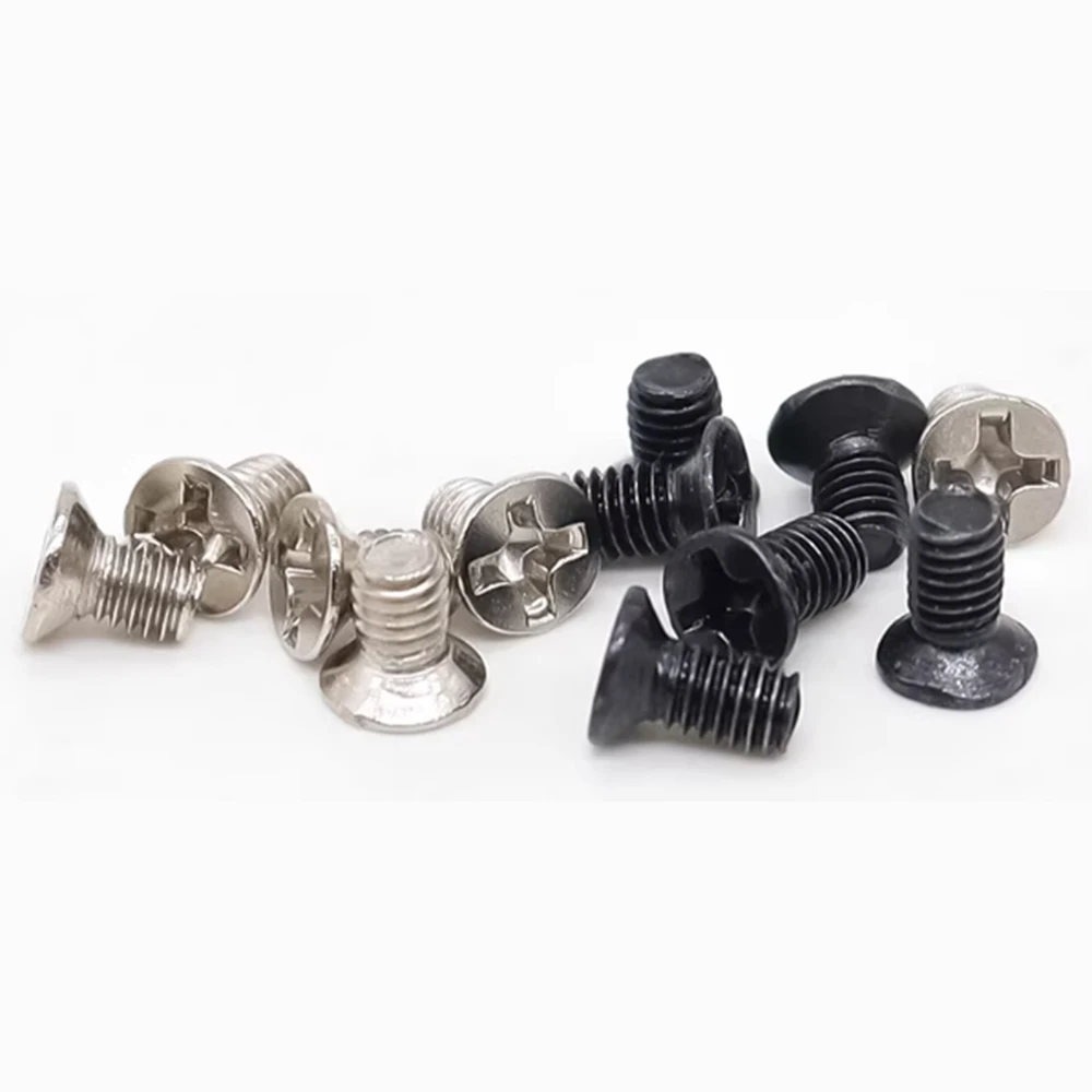 100Pcs M2 Phillips Countersunk Head Screw Head Diameter 3mm Total Length 3mm-5.5mm Non Standard Small Head Machine Tooth Screw
