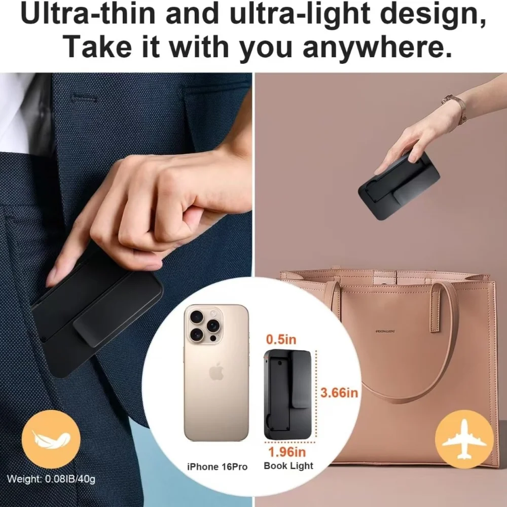 شحن USB الإشارات المرجعية قراءة مصباح أضواء القراءة الصغيرة التعلم كليب أضواء صغيرة قابلة للطي كتاب ضوء المحمولة القراءة ضوء الليل