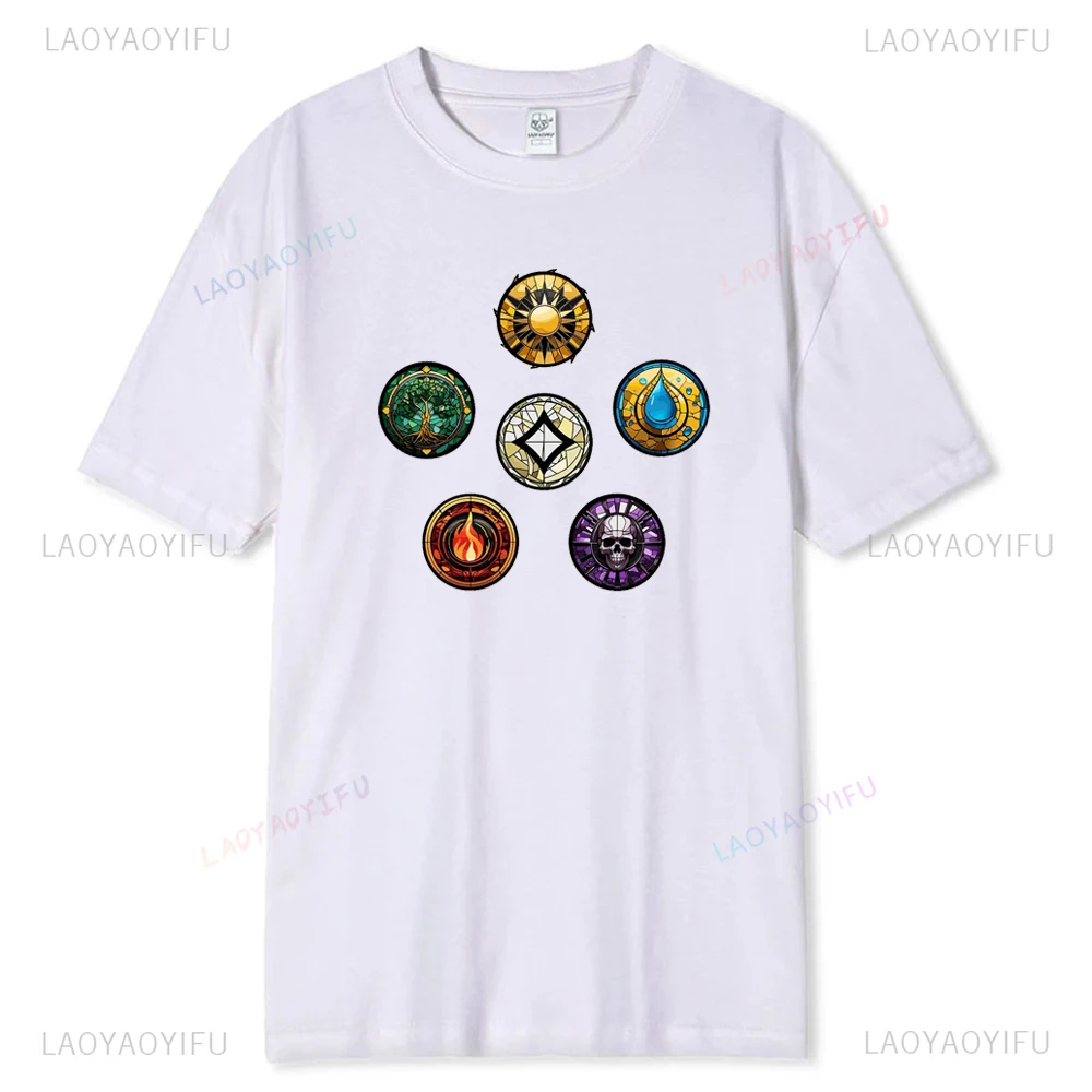 Magic The Gathering Man Cotton Printed T Shirts Sorry I'm Late I Had Summoning Sickness Casual Men Woman Streetwear Summer Tops