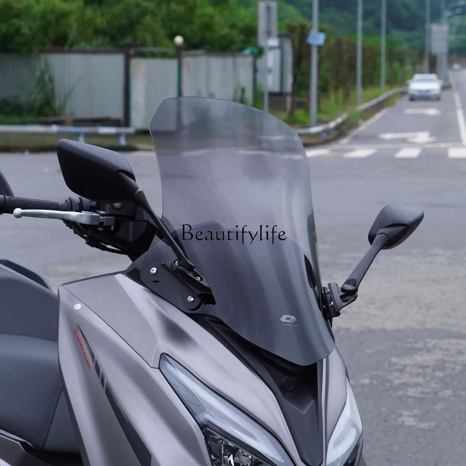 

Front Windshield Glass Modification Heightening Windshield Transparent Widening