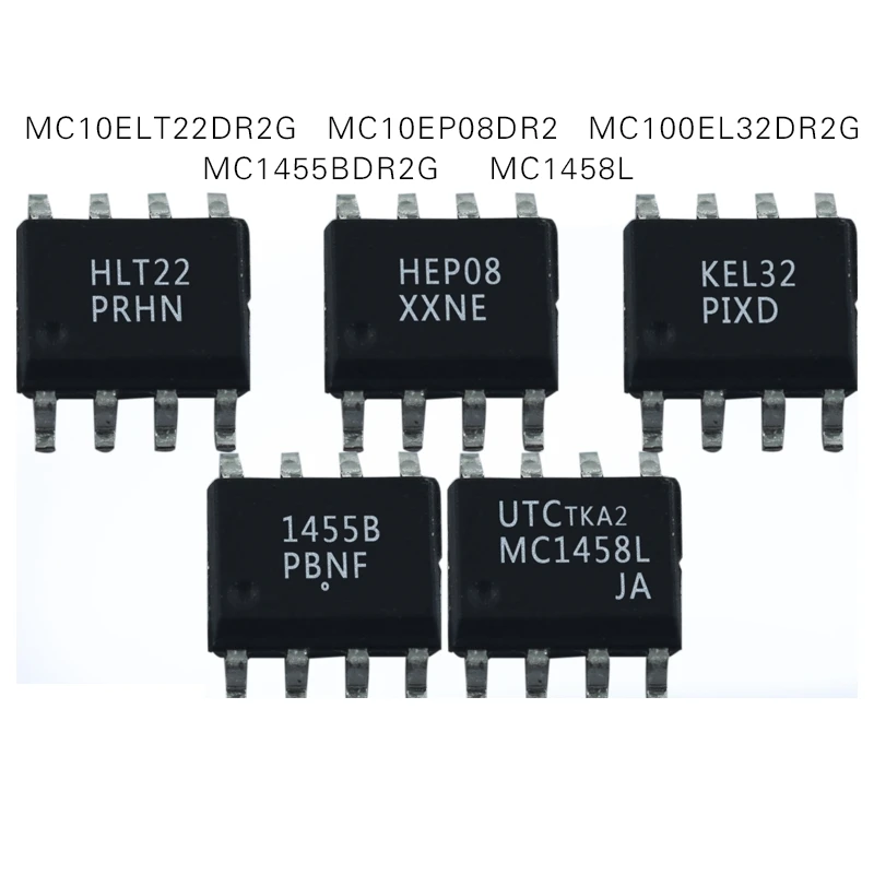 

1PCS MC1455BDR2G MC10EP08DR2 MC10ELT22DR2G MC100EL32DR2G MC1458L