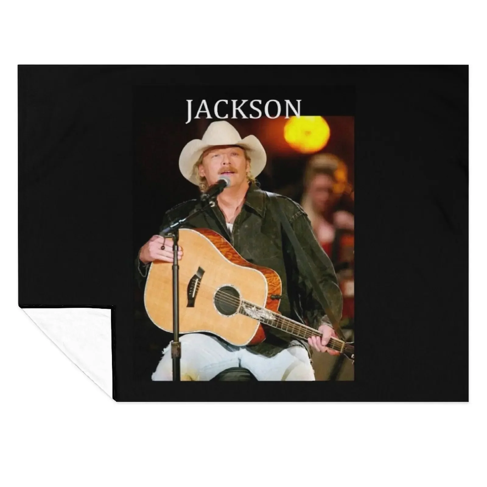 

ALAN JACKSON Throw Blanket Warm Flannel Fabric decorative for babies Blankets